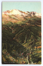 Postcard Manitou Springs Pikes Peak Colorado CO - £3.59 GBP