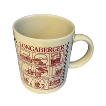 Longaberger Cup Mug 3.75&quot; tall x 3.25&quot; diam - $16.82