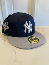 NY Yankees Fitted Cap Size 6 7/8 2000 World Series  - £23.67 GBP