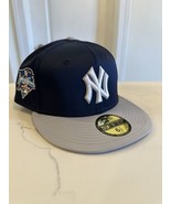NY Yankees Fitted Cap Size 6 7/8 2000 World Series  - £23.34 GBP
