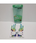 Wosofe Golf Womens Gloves White &amp; Multicolor Yellow Blue Green - Size 19/M - $24.06 CAD