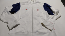 old soccer  jacket  acetate England Euro 2004 Adidas brand - $38.61