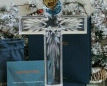 Waterford Crystal Cross Ornament Clear 2021 Annual Christmas #1059686 Gi... - £55.06 GBP