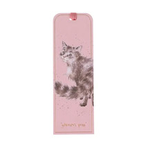 Wrendale Designs Pink Cat Bookmark with Gold Foil Accent - $55.24 MXN