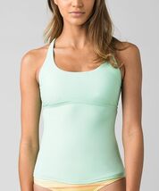 prAna Margot Sz Small (S) Multi-Back Strap Scoop Neck Tankini Top Bright... - $37.37 CAD