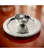 Vintage 1987 ONEIDA "Maybrook" 12” Silverplate Chip &amp; Dip Serving Tray - $45.00