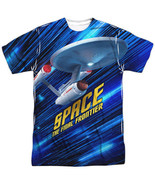 Star Trek Original Series Space The Final Frontier Sublimation T-Shirt NEW - £22.93 GBP
