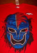 DENVER BRONCOS NFL FOOTBALL FANATIC FAN WRESTLER T-Shirt 2XL XXL NEW w/ TAG - £15.58 GBP