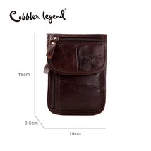 Waist Bag Men Genuine Leather Travel Belly Fanny Pack For Mobile Phone bag Multi - £93.62 GBP