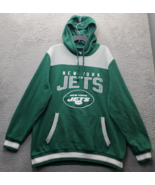 NFL New York Jets Hoodie Football Sports Mens 2XL Multi Ribbed Hem/Cuff ... - $26.46