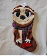 Christmas Stocking Sloth Animal Santa Claus Stuffers Gifts Hang Decorati... - £11.01 GBP