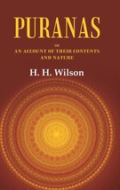 Puranas or an account of their Contents and Nature - £19.74 GBP
