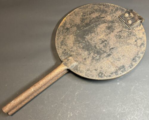 Antique 1800s Cast Iron Waffle Iron Krumkake Baker Pizzelle Maker Rare - $177.21