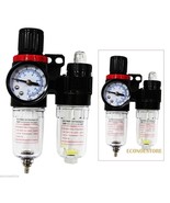 Lot Of 2 Air &amp; Water Filter With Reducer And Manometer HVLP Spray Gun Oi... - $44.87 CAD