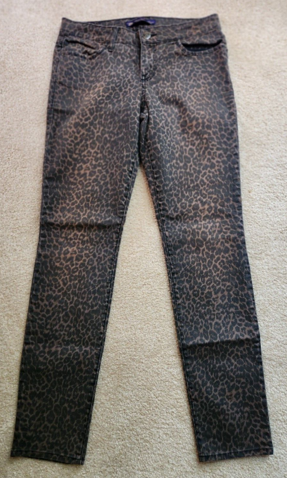Primary image for Divine Rights Of Denim Dark Leopard Size 29 Skinny Jeans