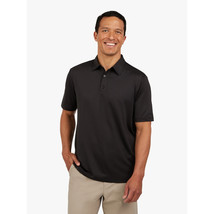 Chaps Men&#39;s Performance Golf Polo 3XL Black Onyx Super Soft Dri Wear Str... - $18.99