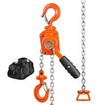 VEVOR Manual Lever Chain Hoist, 1/2 Ton 1100 lbs Capacity 10 FT Come Alo... - £82.83 GBP