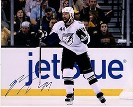 Nate Thompson Signed Autographed Glossy 8x10 Photo (Tampa Bay Lightning) - COA M - £17.20 GBP