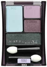 Maybelline New York Expert Wear Eyeshadow Quads, 30q Seashore Frosts Perfect Pas - $8.01