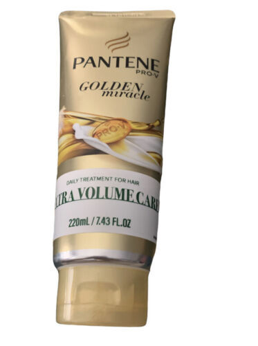 PANTENE PRO-V GOLDEN Miracle Extra Volume Care Hair Treatment 7.43 FL Oz New - $34.65