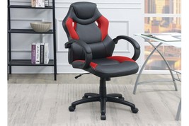 Ergonomic Office Chair | Cushioned Comfort | Black &amp; Red - $164.99