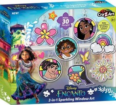Disney Encanto 2-in-1 Sparkling Window Art Craft Kit, Ages 6 and up - £16.35 GBP
