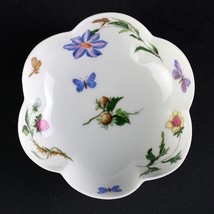 Raynaud Limoges Mon Jardin Melon Bowl, Vintage Butterflies Floral &amp; Frui... - $40.00