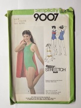 1979 Simplicity Pattern #9007 Size 7-12 Young Jr Teens Swimsuit &amp; Bikini UNCUT - £7.90 GBP