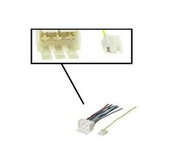 Wiring harness aftermarket radio adapter plug set. For many 1975+ GM trucks - $12.99