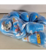 Chuck e Cheese Soft Toy Bowling Set 6 Pins with 1 Ball Blue Fun Kids - £10.75 GBP
