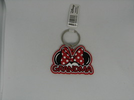 GRANDMA - Disney Minnie Mouse Classic Hears Polka Dots Bow Keychain Keyr... - $15.52