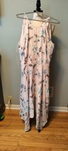 Candies Womens Dress Floral Size Large  Pink Sleeveless Zip - $231.89 MXN