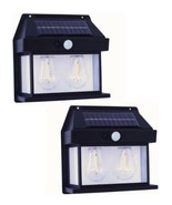 LED Solar Light Outdoor Dusk to Dawn PIR Motion Sensor Wall Sconce Secur... - $19.79