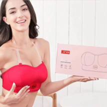 Electric Breast Massage Bra Wireless Breast Enhancement Instrument With Hot Comp - £27.96 GBP