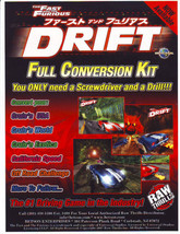 FAST AND THE FURIOUS DRIFT Original NOS Video Arcade Game Promo Flyer Vi... - £18.69 GBP