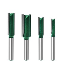 Plus Double Flute Straight Router Bit Set, 1/4 Inch Shank. Cutting Diameter In - $33.46