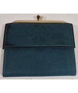 Vtg Rolfs American Classic Cowhide Teal Leather Womens Wallet for Restor... - $25.80 CAD