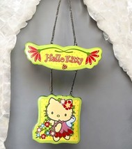 Sanrio Hello Kitty Garden Ceramic Welcome Sign Nakajima 2006 OOAK - $37.99