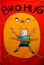 ADVENTURE TIME BRO HUG  KIDS BOYS PLUSH BLANKET VERY SOFTY AND WARM TWIN... - $39.60