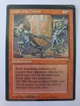 MTG Magic The Gathering Card Goblin War Drums Enchantment Red Fallen Empires - £5.92 GBP