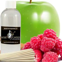 Apple Cinnamon Raspberry Scented Diffuser Fragrance Oil Refill FREE Reeds - £10.45 GBP+
