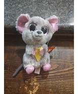Ty Beanie Boos  SQUEAKER the Mouse Rat With Cheese RETIRED Beanie Baby - $11.95 CAD