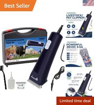 Professional Livestock Clippers for Grooming, Lightweight, Powerful Due ... - $365.88
