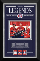 Lafleur, Richard &amp; Beliveau Autographed 8x10 Ltd Ed 1/10 - Montreal Canadiens - £631.49 GBP