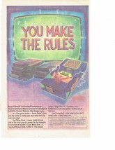 1991 Nintendo GAME GENIE Print Ad Galoob 6.5&quot; x 10&quot; - £15.08 GBP