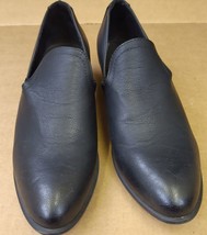 Pierre Dumas Women&#39;s Slip On Shoes Black Vegan Leather Low Heels Slide-o... - £22.73 GBP