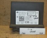 15 Chevrolet Cruze Theft Locking Keyless Entry 13592235 Control Module 9... - $27.43