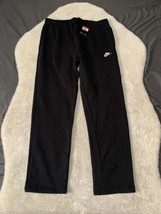 New Mens Nike Black Straight Joggers Size Large Joggers NWT  - $49.49