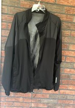 Izod Golf Jacket XXL Black Long Sleeve Collar 4 Pockets Lightweight Extr... - $18.05