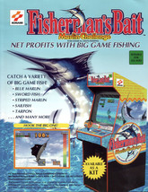 Fishermans Bait Marlin Challenge Arcade FLYER Original NOS 1999 Fishing Vintage - £13.59 GBP